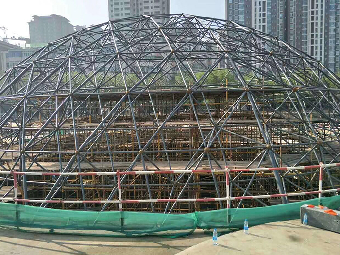江西球形網架鋼結構施工